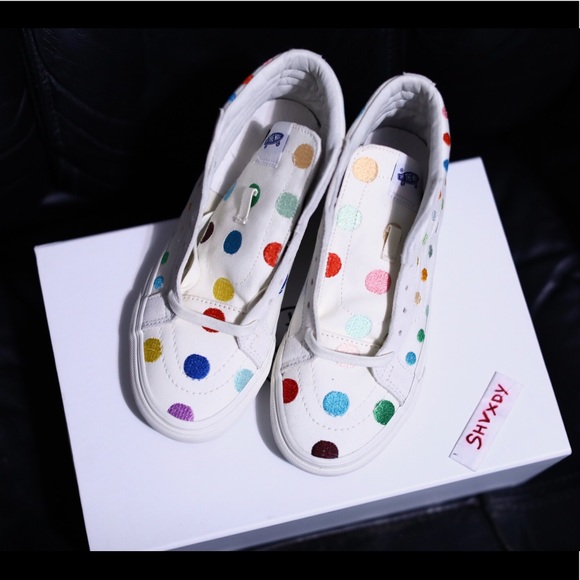 Vans Damien Hirst Sk8 Hi High Polka Dots 4 4.5 8 - Picture 2 of 6